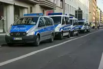 Halbgruppenkraftwagen der Polizei Baden-W�rttemberg. Aufgenommen am 10.02.2013.