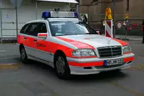 PKW des Malteser Hilfsdienstes Heppenheim. Das Fahrzeug fuhr mit ver�ndertem Funkrufnamen zum Katholikentag in Mannheim. Aufgenommen am 19.05.2012.