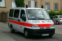 Citro�n Jumper des DRK Ortsvereins Osterburken. Aufgenommen am 05.07.2009.