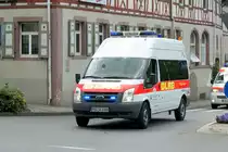 Ford Transit der DLRG Ortsgruppe Adelsheim. Aufgenommen am 05.07.2009.