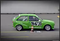 VW Polo beim 45. ADAC-Renn-Slalom an der Steintrib�ne in N�rnberg am 14. April 2013.