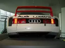 Heckansicht Audi 80 Coupe IMSA in Ingolstadt am 28.06.2010.