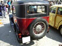 Heckansicht eines Rosengart LR2. 1928 - 1929. 6. Kettwiger Oldtimerfr�hling am 01.05.2013.