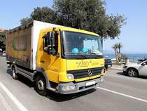 ATEGO-918 von O�ujsko pivo, bei der Zustellung in Opatija; 130425