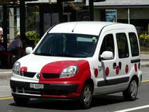 tpf - Dienstwagen Renault  FR 60970 unterwegs in der Stadt fribourg am 05.07.2008