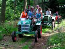 Kramer-KL130,Bj1959,12PS wird fr eine lustige Oldimerausfahrt bei RIED i.I. verwendet; 080622