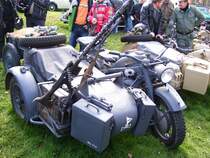 Ein sehr schnes Znapp Wehrmacht Gespann war am 03.10.07 auf der Augustusburg zu bewundern.