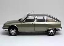 Resine-Modell des Citroen GS Birotor von Otto-Mobile. Es ist das erste gro�e Modell dieser Wankelmotor-Limousine aus Frankreich und in seiner Qualit�t kaum noch zu toppen. Fotografiert im Mai 2013.