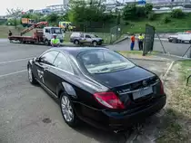 Mercedes-Benz CL500 Pre-Facelift, ausgestellt auf dem Hungaroring w�hrend des WTCC Rennen am 05.05.2013
