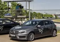 Mercedes-Benz A-Klasse. Ausgestellt wurde dieses Auto auf dem Hungaroring w�hrend des WTCC Rennen am 05.05.2013