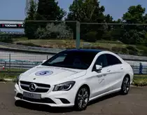 Mercedes-Benz CLA wartet auf einen VIP-Fahrt auf dem Hungaroring w�hrend des WTCC Rennen am 05.05.2013