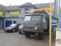 Robur der NVA abgestellt auf dem Gelände einer Werkstatt in Nordhausen 03.10.2012.