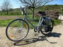Hercules Fahrrad mit Sachs-Hilfsmotor, Baujahr 1980er Jahre, April 2013
