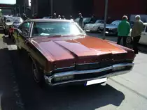 Mercury Marauder des Jahrganges 1970. Der Marauder war grunds�tzlich nur als zweit�riges Hardtop Coupe zu bekommen. Das Modell konnte in der Standardversion (Foto) oder in der wesentlich st�rker motorisierten X-100 Version geordert werden. Die Motorisierung beim abgelichteten Modell erfolgt durch einen 6.4l V8-motor mit 270 PS. Das Modell verkaufte sich 1970 lediglich 3.397 mal. Oldtimertreffen Kokerei Zollverein am 05.05.2013.