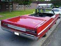 Heckansicht eines 1967´er Plymouth Fury III Convertible. Oldtimertreffen Kokerei Zollverein am 05.05.2013.