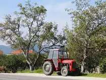 IMT 539 Deluxe, ein Lizenzbau von Massey Ferguson, wurde in Belgrad produziert, und ist in Kroatien noch oft anzutreffen; 130424
