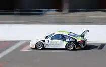 Mitzieher von der Startnr. 2 Porsche GT3 Cup Benelux, am 4.5.13
Porsche 911 GT3