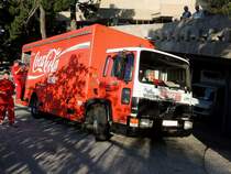 VOLVO FL6 Intercooler, liefert Getr�nke zum Bluesun Hotel Soline; 130425