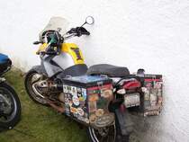 Diese BMW kam extra aus Irland zum Motorrad Wintertreffen auf Schloss Augustusburg im Januar 2008.