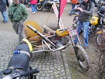 Beim Wintertreffen 2008 waren auch einige Simson Umbauten auf dem Gelnde unterwegs, wie dieses S 51 Gespann.