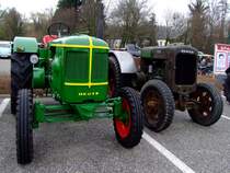 DEUTZ F3L514/51; 42PS; 3990ccm; Bj.1952 sowie 
DEUTZ F2M315; 28PS; 3370ccm; Bj.1939 haben sich zur Oldtimerveranstaltung in St.Martin eingefunden; 130407