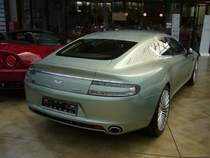 Heckansicht eines Aston Martin Rapide. Classic Remise Dsseldorf am 19.05.2013.