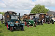 Lanz Bulldog Parade mit  Nachwuchs  (Porsche Junior), Treckertreff Aldekerk, 13.5.12