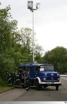 Mercedes Benz 911 Kurzhauber Mannschaftslastwagen (MLW) 2  Technisches Hilfswerk - Ortsverband Coburg . Die Aufnahme entstand am 25. Mai 2013.