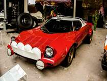 Dieser Lancia Stratos stand  in dem Musaum  Auto und Technik  in Sinsheim. Datum: 17.11.2012