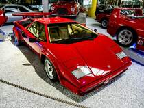 Lamborghini Countach 5000S (oft als 500S genannt). Aufnahme am 11.17.2012 im Auto und Technik Museum Sinsheim.
