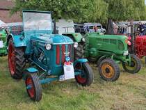 Hanomag R 324 A, Baujahr 1958.
3 Zylinder, 2000 ccm, 24 PS, 19 km/h.

Treckertreff Aldekerk, 13.5.12
