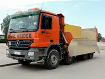 ACTROS 4141, mit ge�ffneter Bordwand; 130523