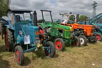 Lanz, Baujahr 1954.
1 Zylinder, 22 PS 

Treckertreff Aldekerk, 13.5.12 