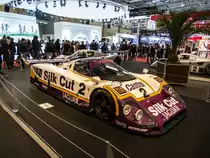 1988-er Le Mans winner, der Jaguar XJR-9  Silk Cut . Aufnahme: Essen Motor Show 2012
