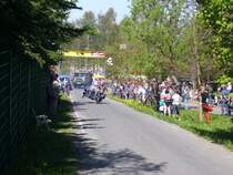 Kleine Showeinlage eines MZ BK-Piloten beim Phlbergpreis 2008.