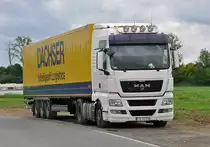 MAN Pritschenauflieger  Dachser  bei Euskirchen - 09.05.2013