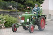 Pauls Gaul, ein Fendt Dieselross startet am 20.07.08 in 36100 Petersberg-Marbach zum Sonntagsausflug