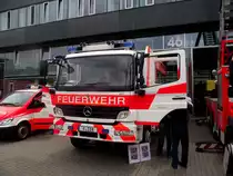 Mercedes Benz Atego HLF der Berufsfeuerwehr Frankfurt am 15.06.13  beim Tag der Offenen T�r
