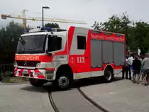 Ein Mercedes Benz Atego HLF der Berufsfeuerwehr Frankfurt am Main am 15.06.13 beim Tag der Offenen T�r