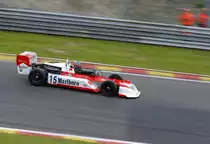 Nr.15 noch mit Zigarettenwerbung, March 793 Toyota, bei den Spa Classic am 15.06.2013
