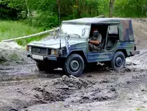 VW W183,Iltis; absolvierte anl�sslich des 2. WK-II Camp in Ampflwang eine Gel�ndefahrt; 130622