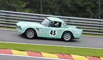 Triumph TR 4, am 15.6.2013 bei den Spa Summer Classic 2013
