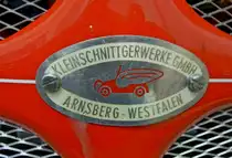 Kleinschnittger, die westf�lische Firma baute von 1949-1961 Automobile, Juni 2012