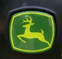 John Deere, US-amerikanische Firma, Weltmarktf�hrer in der Landtechnik, �bernahm 1956 die deutsche Firma Lanz (Bulldog) in Mannheim, Juni 2013