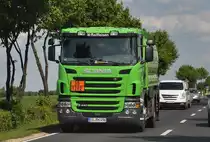 Scania G 440 Tankwagen der Raiffeisen bei Kommern - 05.06.2013