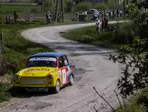 Trabant 601 w�hrend des Rallye Sprint am 21.04.2013.