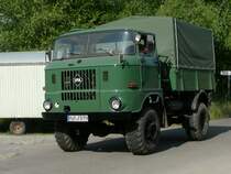 W 50 in der kurzen Armeeausfhrung beim 7. Internatinalen Ostblock Fahrzeugtreffen in Ptnitz am 06.07.2008
