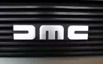 De Lorean Motor Company, Firmenlogo der Sportwagenfirma aus Nordirland, Juni 2013