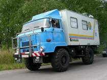 ein L60 mit Werkstattkoffer, 7. Internatinalen Ostblock Fahrzeugtreffen in Ptnitz am 06.07.2008 
