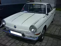 BMW LS Coupe. 1964 - 1965. Der LS basierte auf dem 1959 vorgestellten BMW 700. Um die Beinfreiheit zu verbessern, hatte man den den Radstand um 16 cm verl�ngert. Das Couipe ist mit einem 2-Zylinderboxermotor ausger�stet und leistet 40 PS aus 697 cm� Hubraum. Der DM 5.850,00 teure 2/2 Sitzer verkaufte sich noch 1.730 mal. Oldtimertreffen Kokerei Zollverein am 02.06.2013.